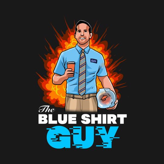 Blue Shirt Guy - Ryan Reynolds - Tank Top