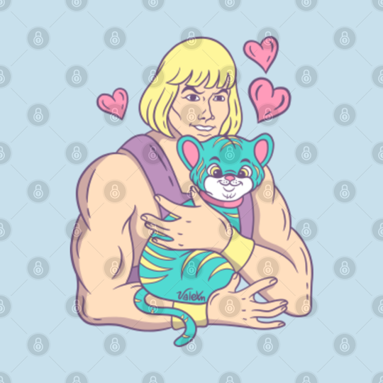He-Man's Cat - He Man - T-Shirt