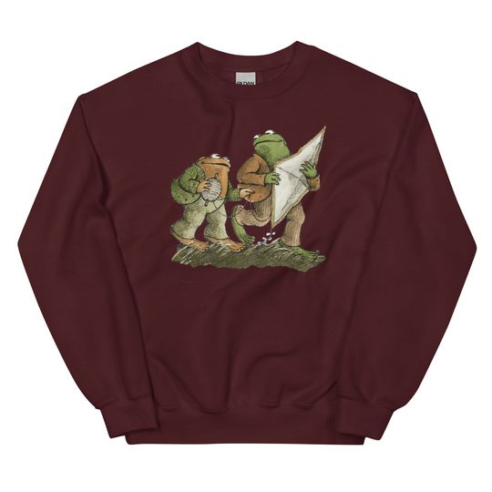 Frog and Toad Fly a Kite Sweatshirt, Frog and Toad Sweater, Frog and Toad