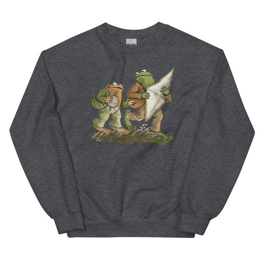 Frog and Toad Fly a Kite Sweatshirt, Frog and Toad Sweater, Frog and Toad