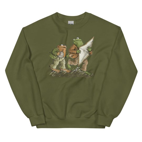 Frog and Toad Fly a Kite Sweatshirt, Frog and Toad Sweater, Frog and Toad
