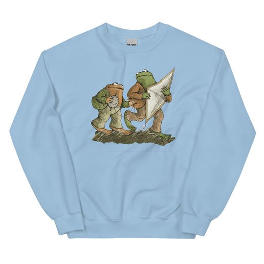 Frog and Toad Fly a Kite Sweatshirt, Frog and Toad Sweater, Frog and Toad