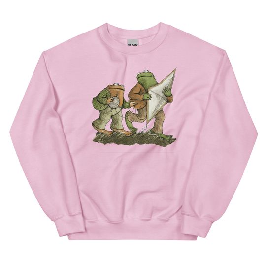Frog and Toad Fly a Kite Sweatshirt, Frog and Toad Sweater, Frog and Toad