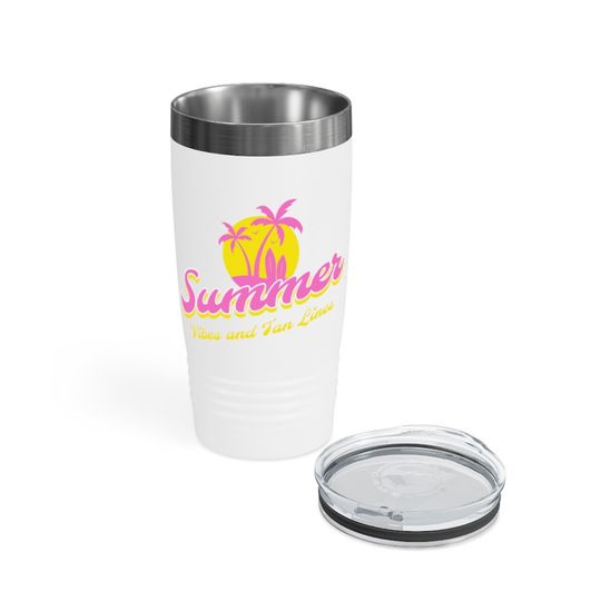 Summer Vibes and Tan Lines Tumbler, 20oz
