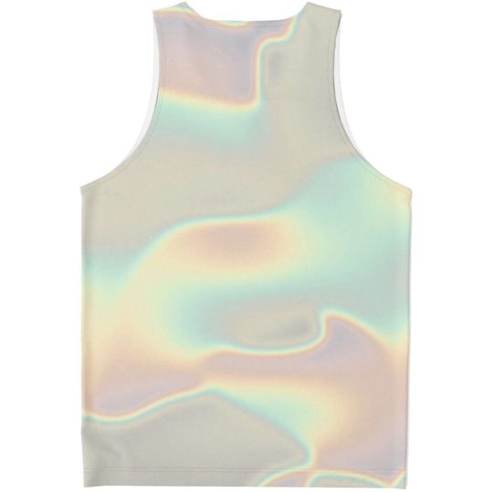 Ombre Holographic Cloud 3D Tank Top