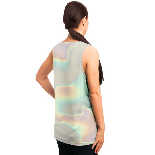 Ombre Holographic Cloud 3D Tank Top