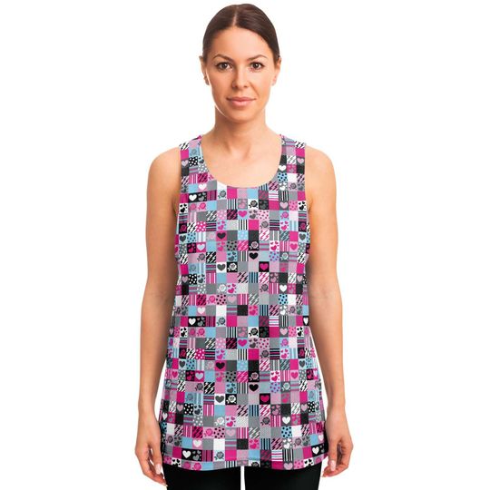 Love Squares 3D Tank Top