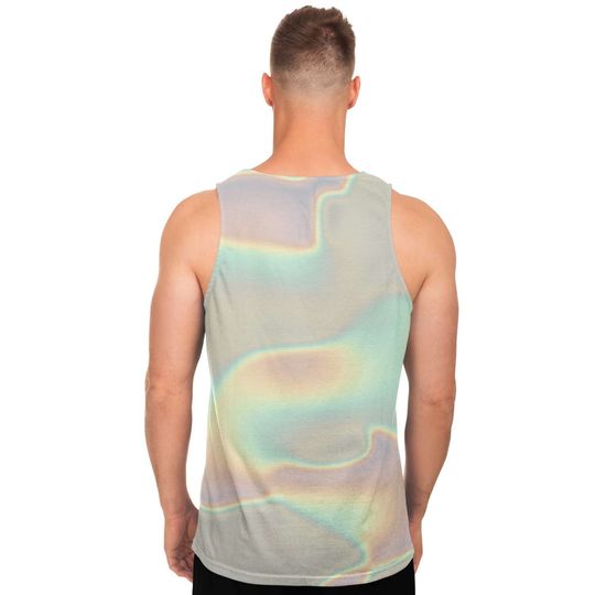 Ombre Holographic Cloud 3D Tank Top