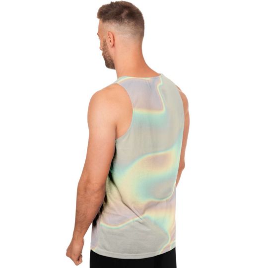 Ombre Holographic Cloud 3D Tank Top