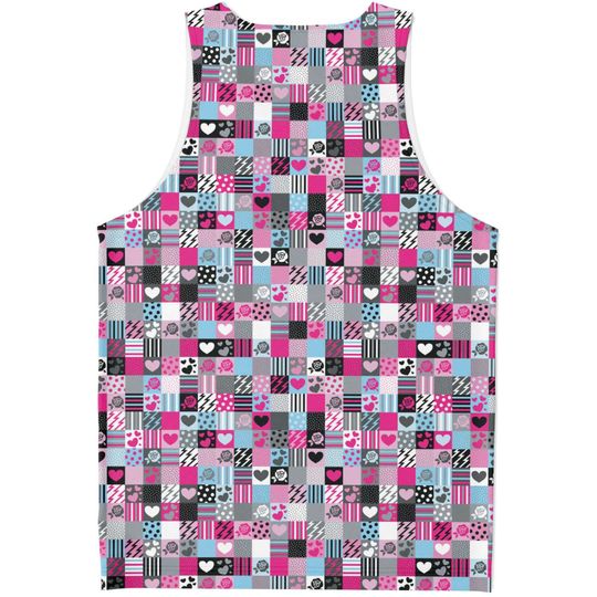 Love Squares 3D Tank Top