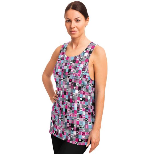 Love Squares 3D Tank Top