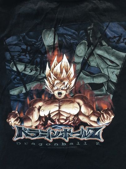 Vintage 2000 Dragon Ball Z Licensed T-shirt Black