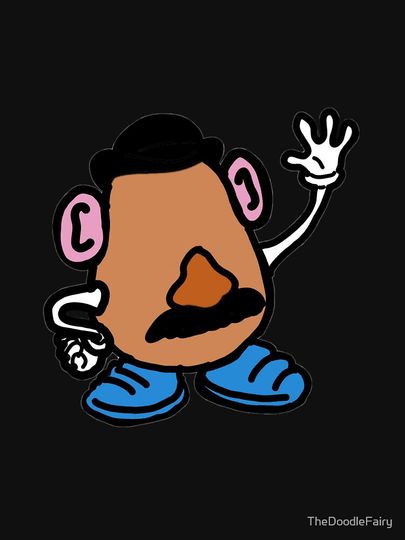 Mr Potato Head retro toy doodle  Tank Top