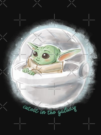 The Child Cutest In The Galaxy  Racerback Tank Top