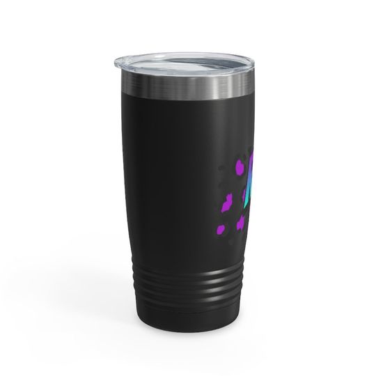 Colorful Purple Leopard RN Ringneck Tumbler, 20oz