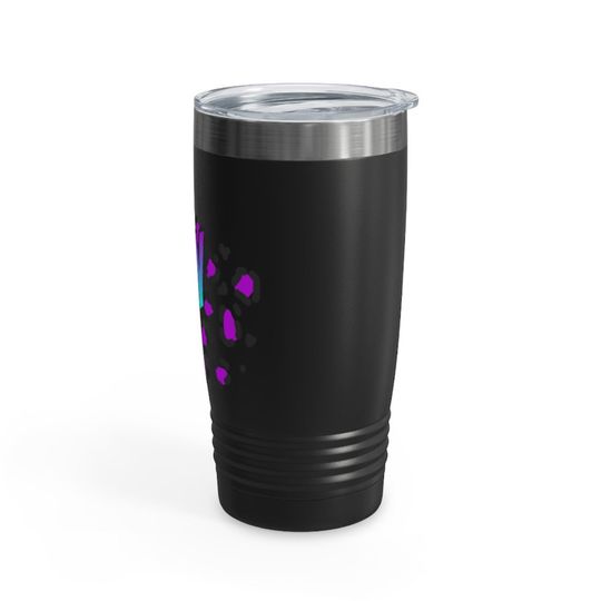 Colorful Purple Leopard RN Ringneck Tumbler, 20oz