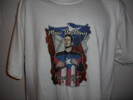 Vintage 90s 1999 Marc Anthony Puerto Rican Pride T-Shirt