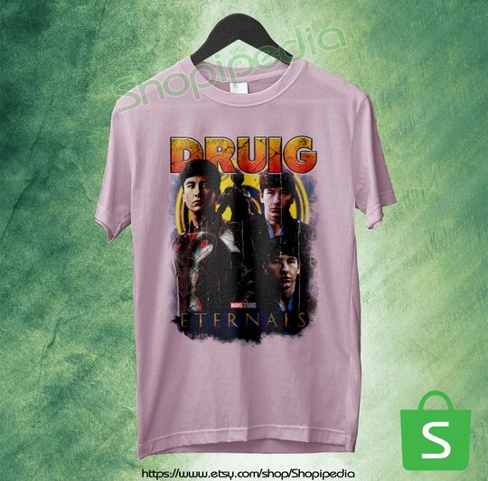 Druig Eternals Vintage Style 90's T-Shirt