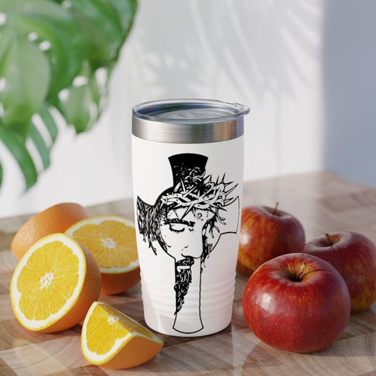 Jesus Cross Ringneck Tumbler, 20oz
