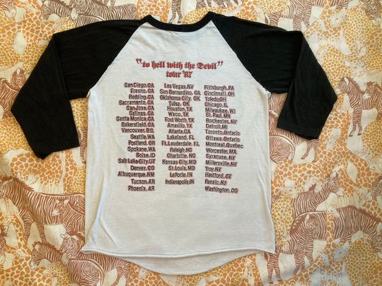 STRYPER 1986 Tour baseball tee