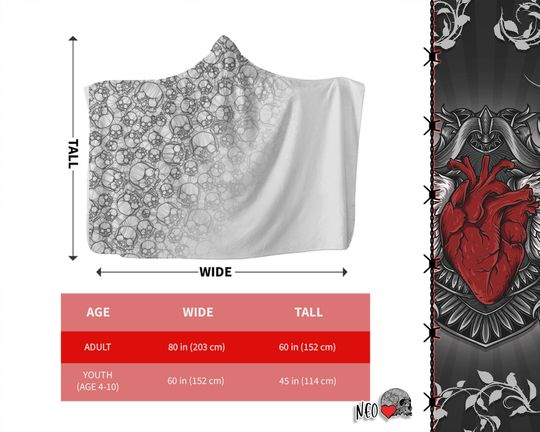 Love Through Pain Hooded Blanket