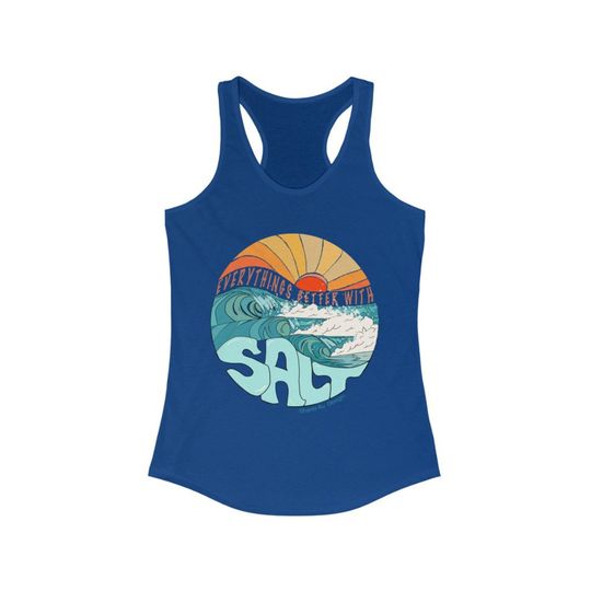 Graphic Surf tank top, Retro Racerback Tank