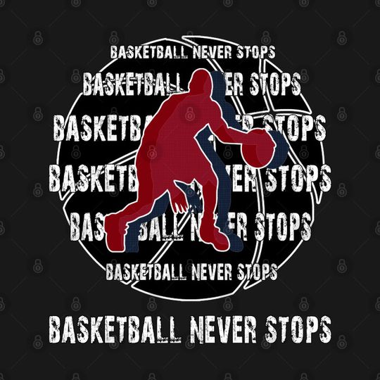Basketball Never Stops - Basketball - Tank Top