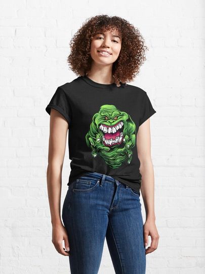 The Green Slimer Ghostbusters T-Shirt
