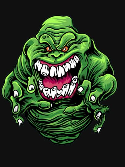 The Green Slimer Ghostbusters T-Shirt