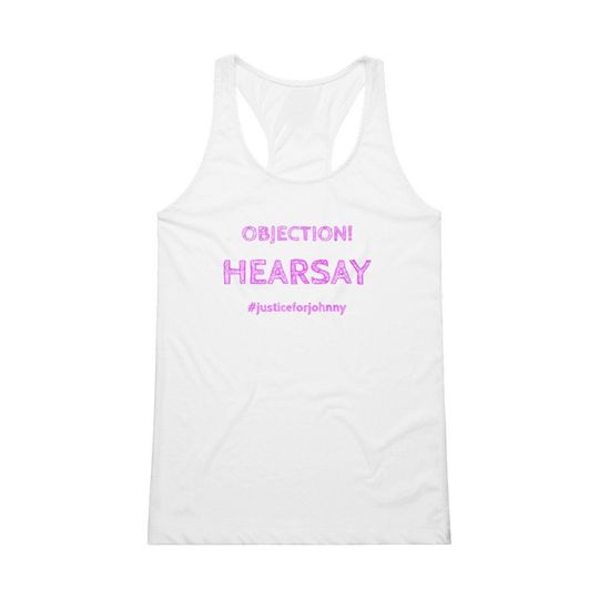 Objection Hearsay Vest Top - #Justiceforjohnny - Johnny Depp Tank top