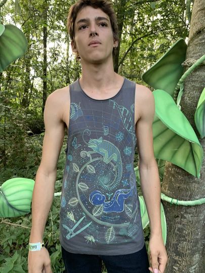 The Blue Print 1 Land  Men Tank Top