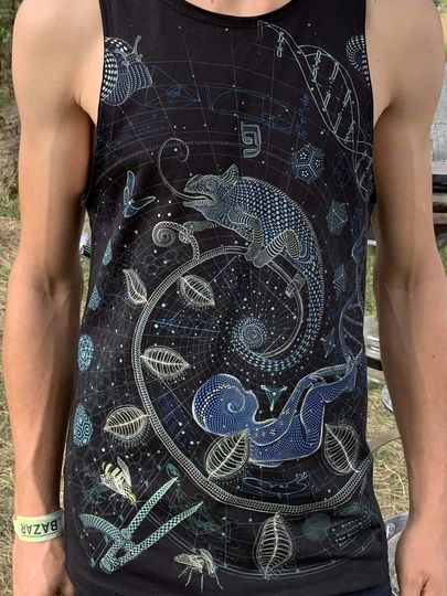 The Blue Print 1 Land  Men Tank Top