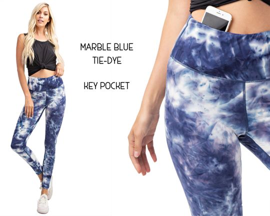 Marble Tie Dye Leggings