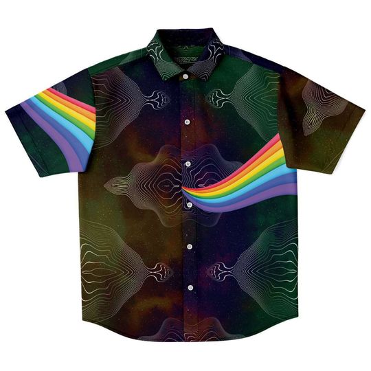 Electric Waves Ether Field Rainbow Hawaiian Shirt