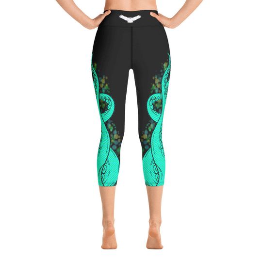 Tentacle Yoga Capri Leggings