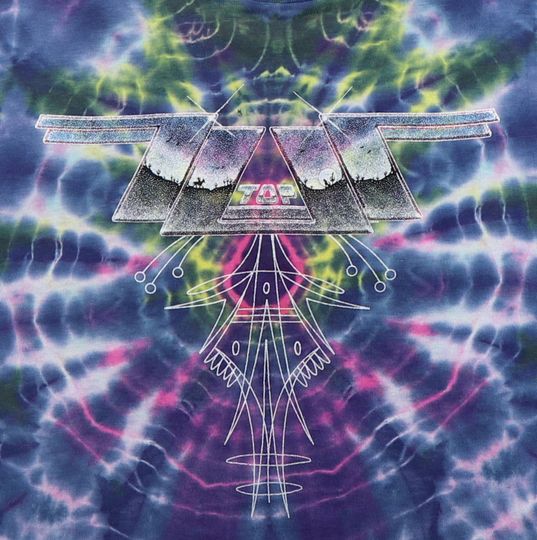 vintage 1990s ZZ Top Symmetria 3D Shirt