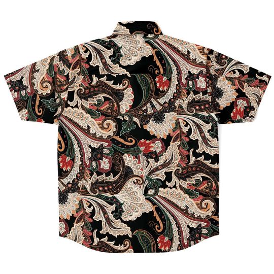 Black Paisley Print Shirt