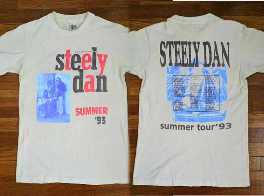 Vintage 1993 Steely Dan Summer Tour T-Shirt,