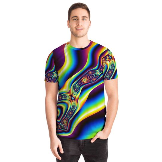 Psychedelic Fractals Dmt Lsd Abstract Cells 3D T Shirt