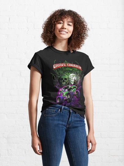 grave digger monster jam monster truck T-Shirt