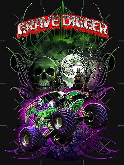 grave digger monster jam monster truck T-Shirt