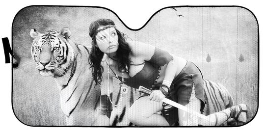 Car Sun Shade Tiger