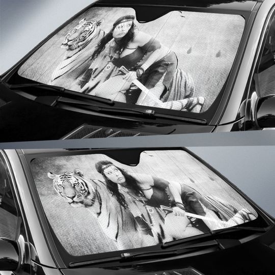 Car Sun Shade Tiger
