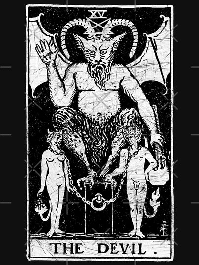 The Devil Tarot Card - Major Arcana - fortune telling - occult Tank Top