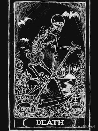 Death Card Racerback Tank Top