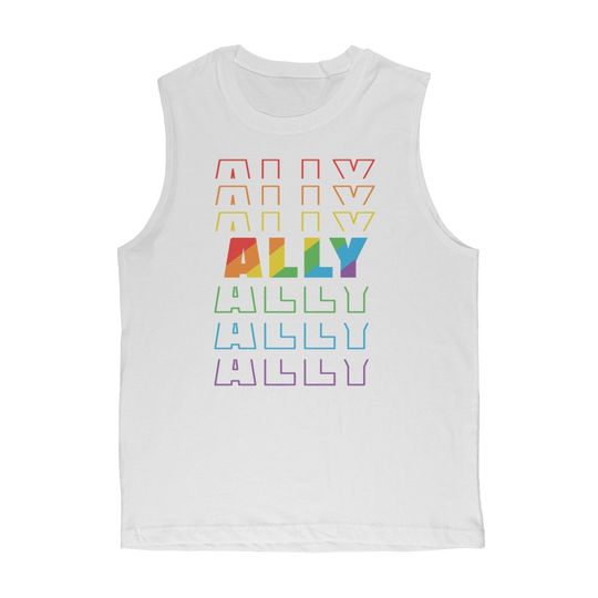 Ally Muscle Top, Pride Tank Top, LGBTQ Shirt