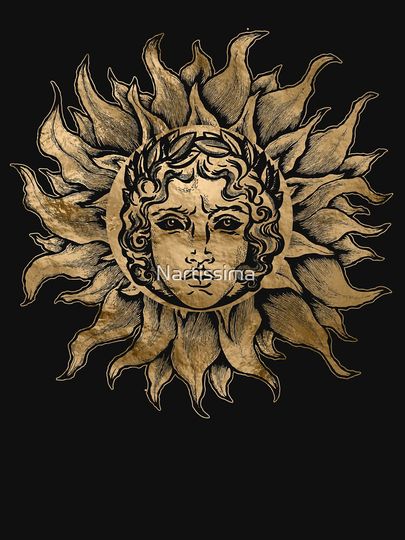 Golden Apollo Sun God  Tank Top