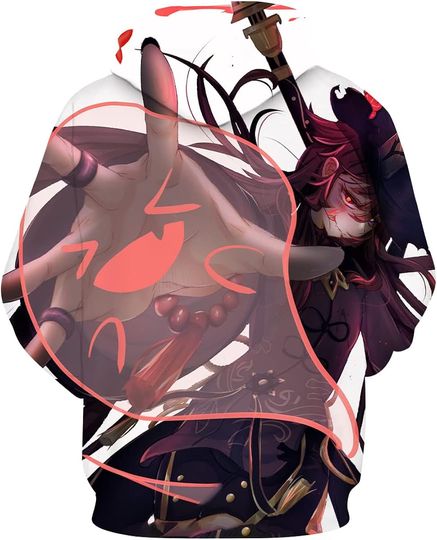 Japanese Anime Genshin Impact Hoodie  3D Printed Multicolor clothes