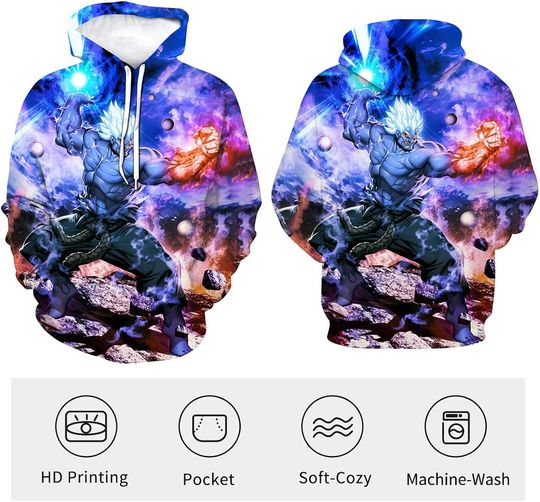 Street Fighter Hoodie Game Character HD 3D Printed Pullover