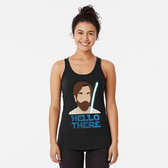 Obiwan Hello there Obi-Wan Kenobi Tank Top